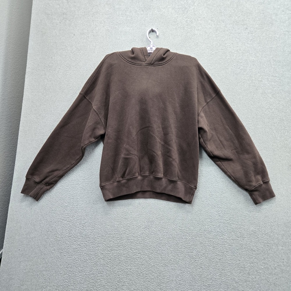Abercrombie & Fitch Women Hoodie L Brown Fleece Soft A&F Collection Pullover